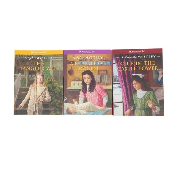 American Girl Mystery Other - American Girl A Julie Rebecca Samantha Mystery Paperback Book Lot Of 3